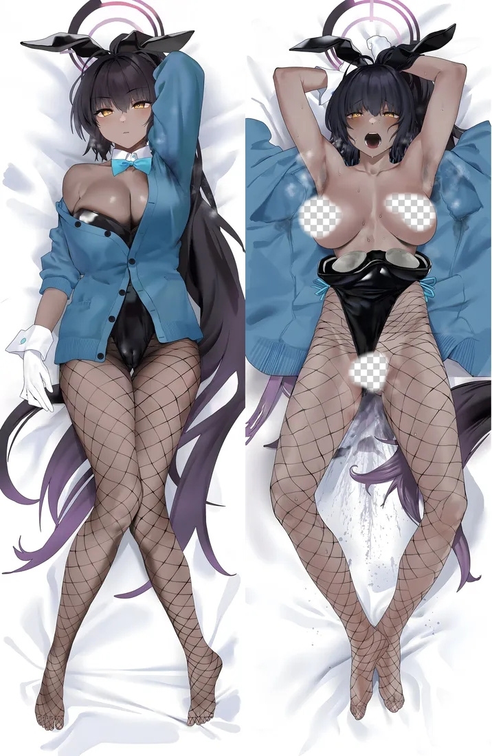 Blue Archive Horn Shield Anime Dakimakura Body Pillow Cover