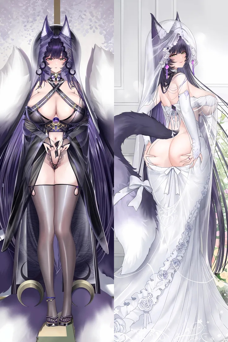 Azur Lane Musashi Anime Dakimakura Body Pillow Cover