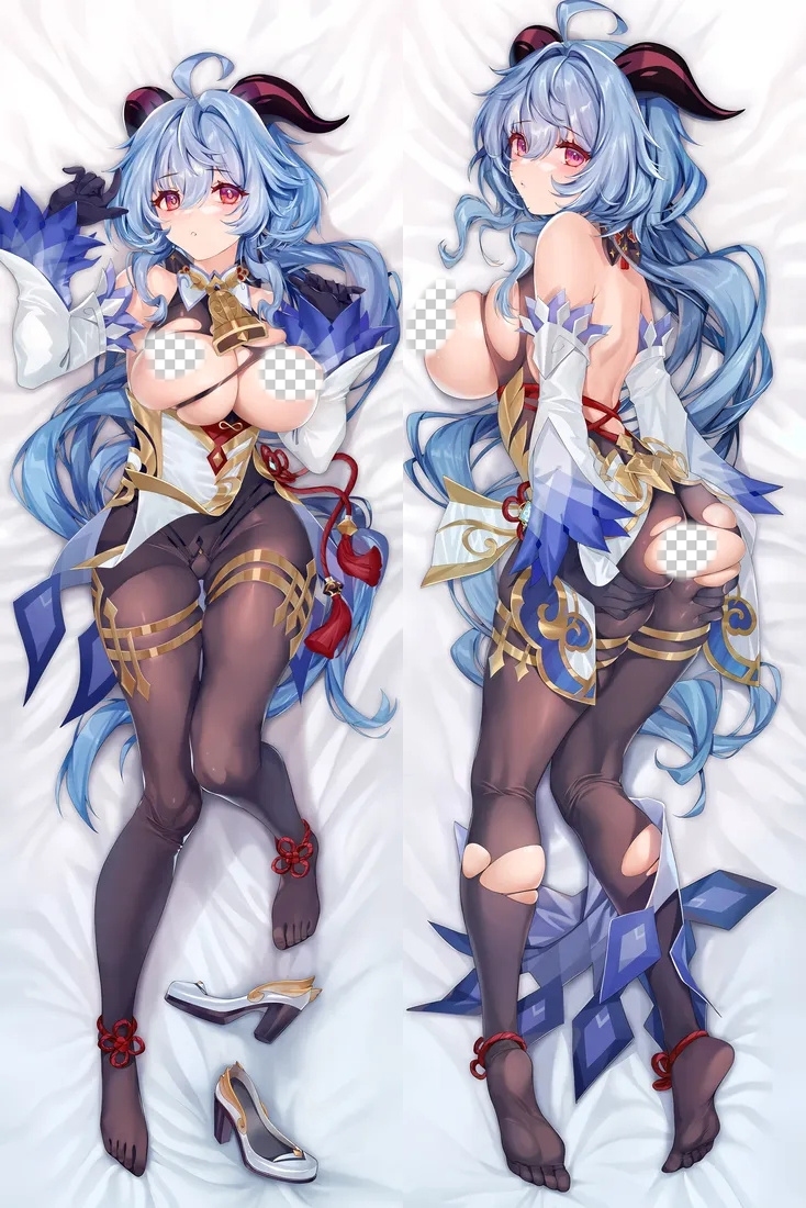 Genshin Impact Ganyu Anime Dakimakura Body Pillow Cover