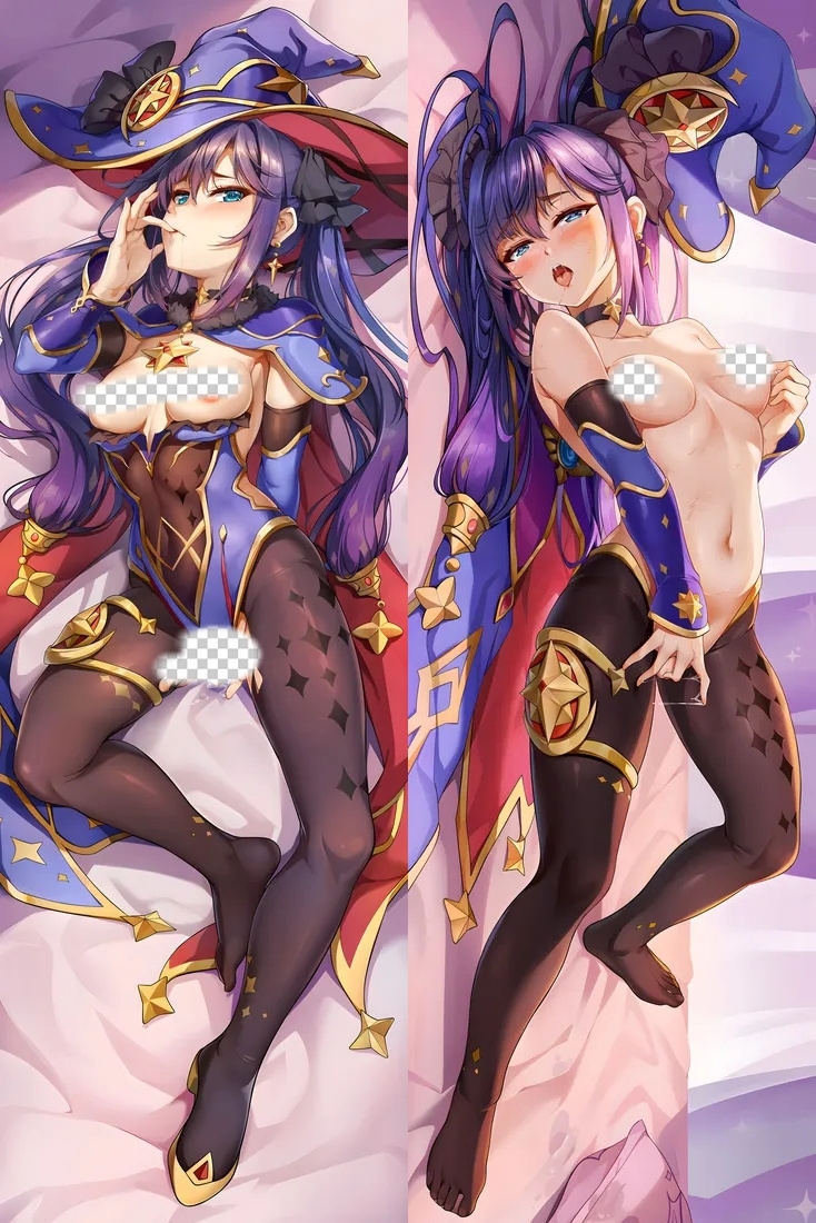 Genshin Impact Mona Anime Dakimakura Body Pillow Cover