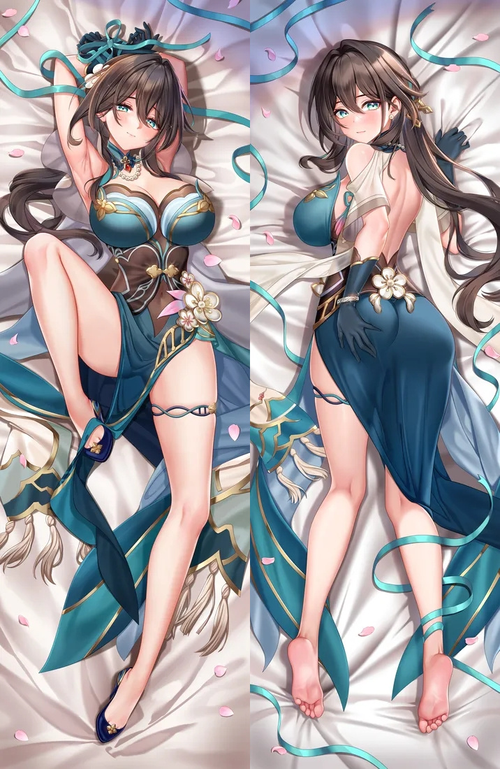 Honkai: Star Rail Ruan Mei Anime Dakimakura Body Pillow Cover