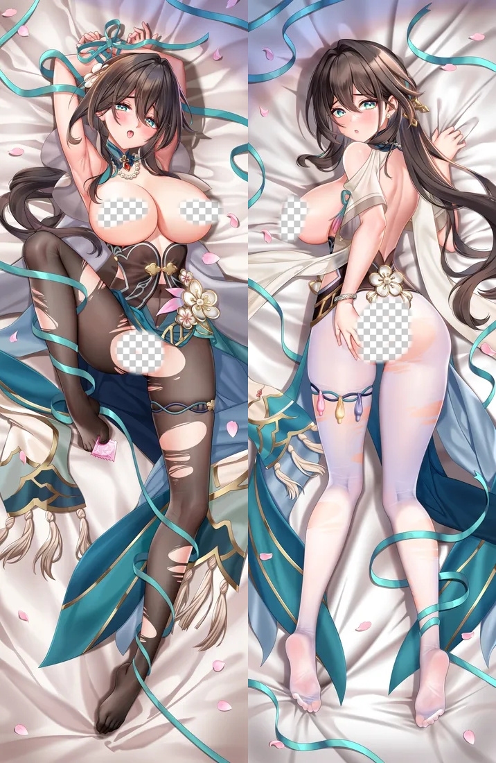 Honkai: Star Rail Ruan Mei Anime Dakimakura Body Pillow Cover