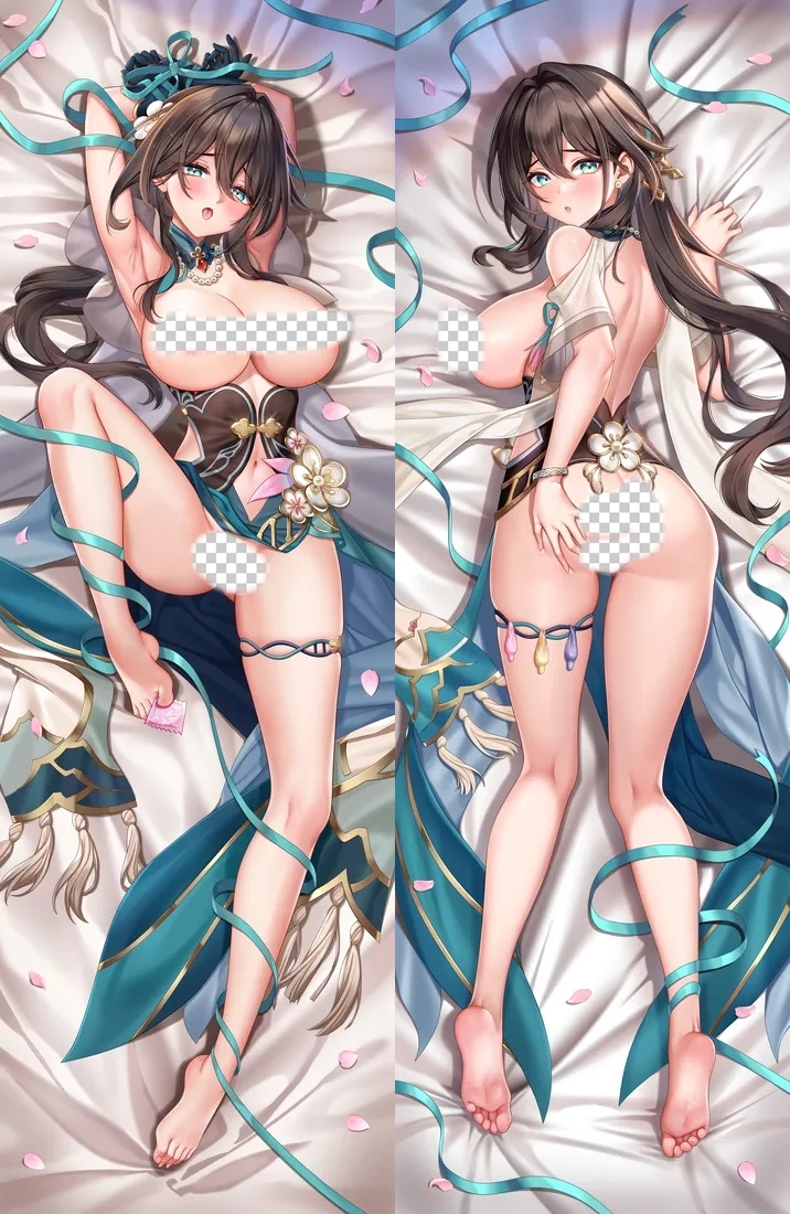 Honkai: Star Rail Ruan Mei Anime Dakimakura Body Pillow Cover