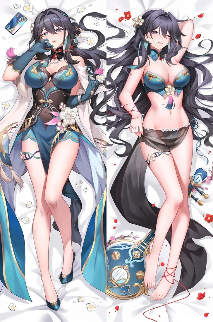 Honkai: Star Rail Ruan Mei Anime Dakimakura Body Pillow Cover