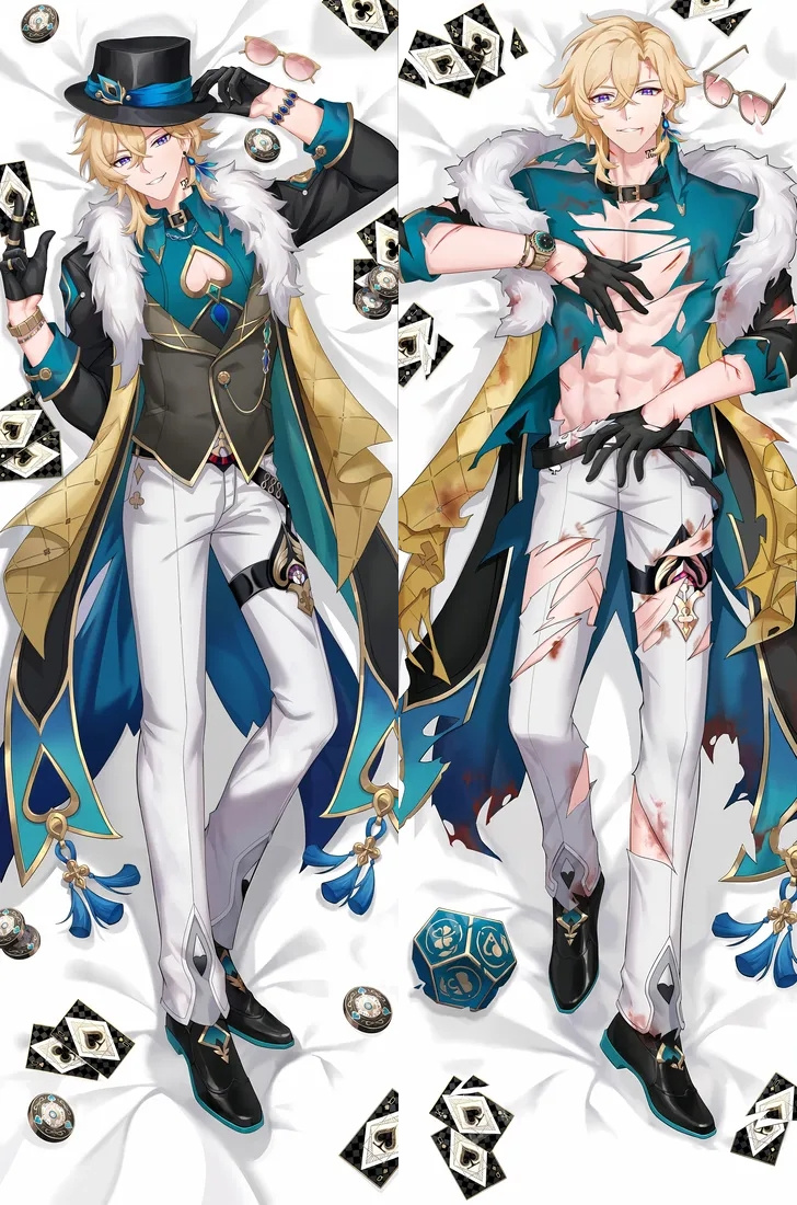 Honkai: Star Rail Aventurine Anime Dakimakura Body Pillow Cover