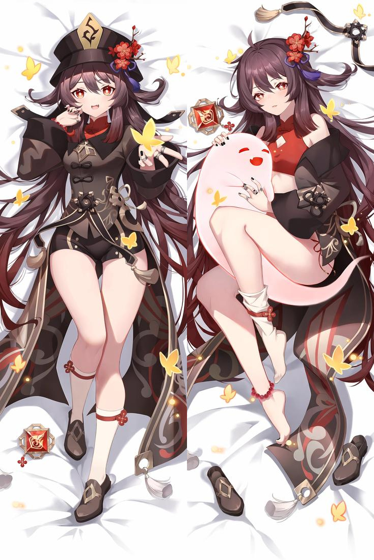 Genshin Impact Hu Tao Anime Dakimakura Body Pillow Cover