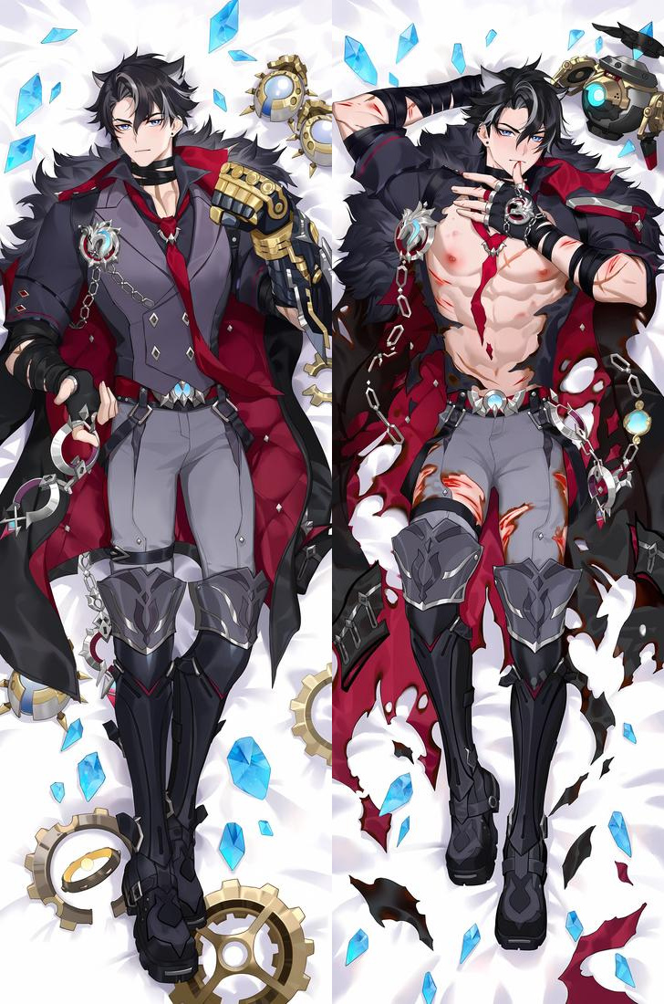 Genshin Impact Wriothesley Anime Dakimakura Body Pillow Cover