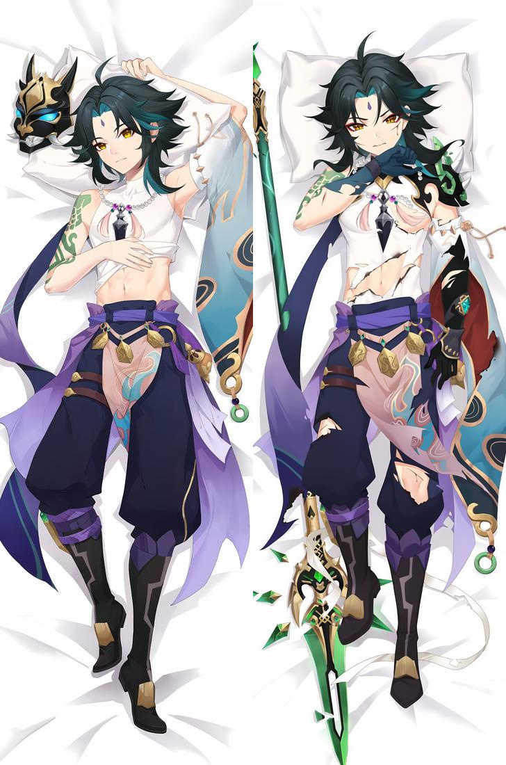 Genshin Impact Xiao Anime Dakimakura Body Pillow Cover