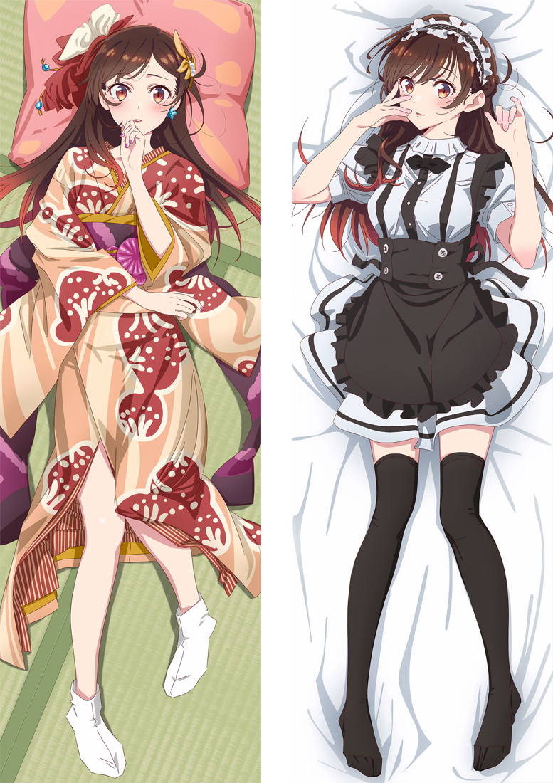 Kanojo, Okarishimasu Mizuhara Chizuru Anime Dakimakura Body Pillow Cover