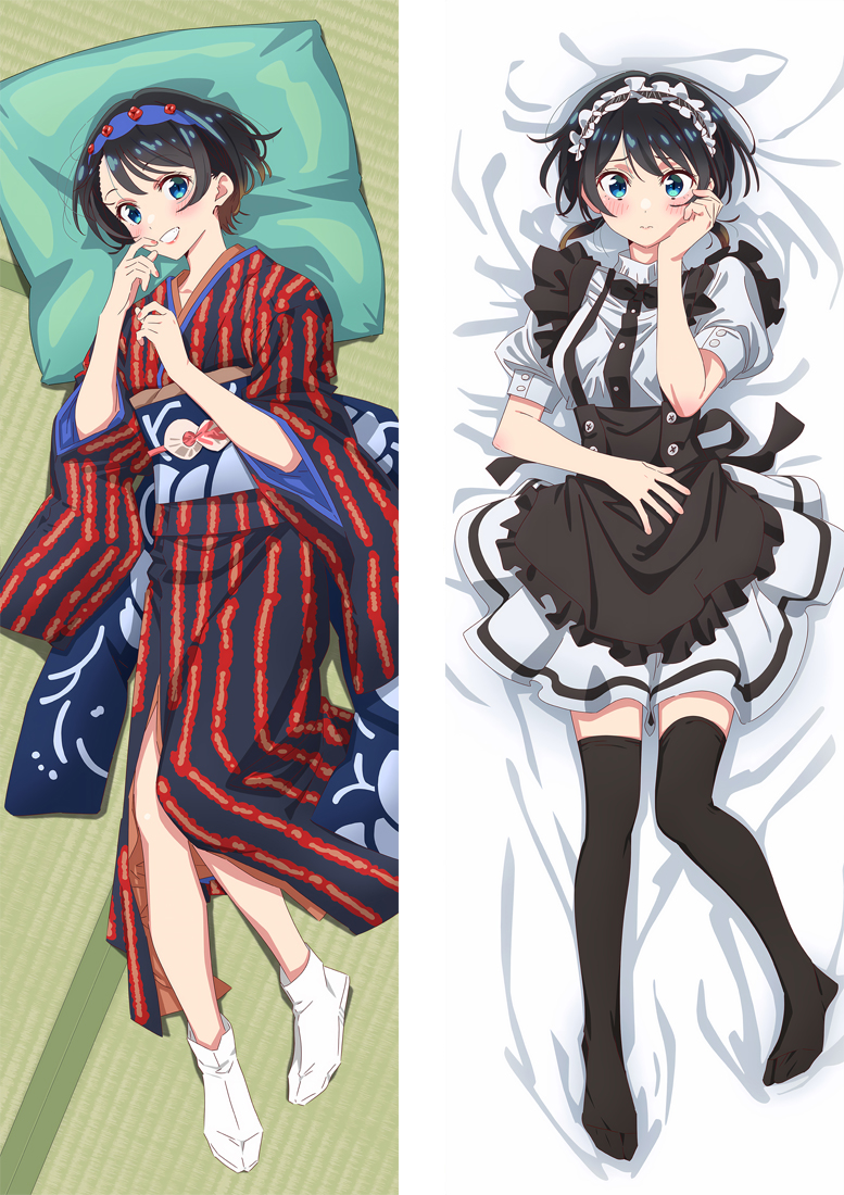 Kanojo, Okarishimasu Sarashina Ruka Anime Dakimakura Body Pillow Cover