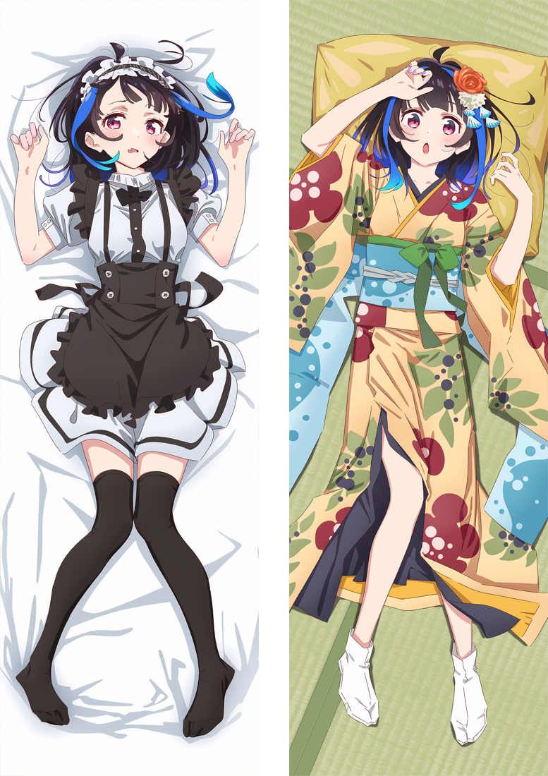 Kanojo, Okarishimasu Yaemori Mini Anime Dakimakura Body Pillow Cover