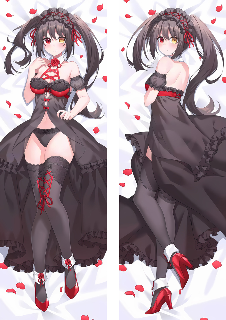 Date A Live Tokisaki Kurumi Anime Dakimakura Body Pillow Cover