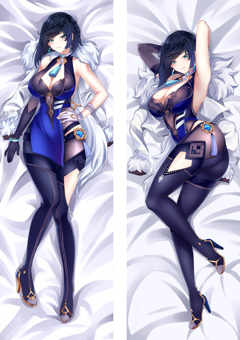 Genshin Impact Yelan Anime Dakimakura Body Pillow Cover