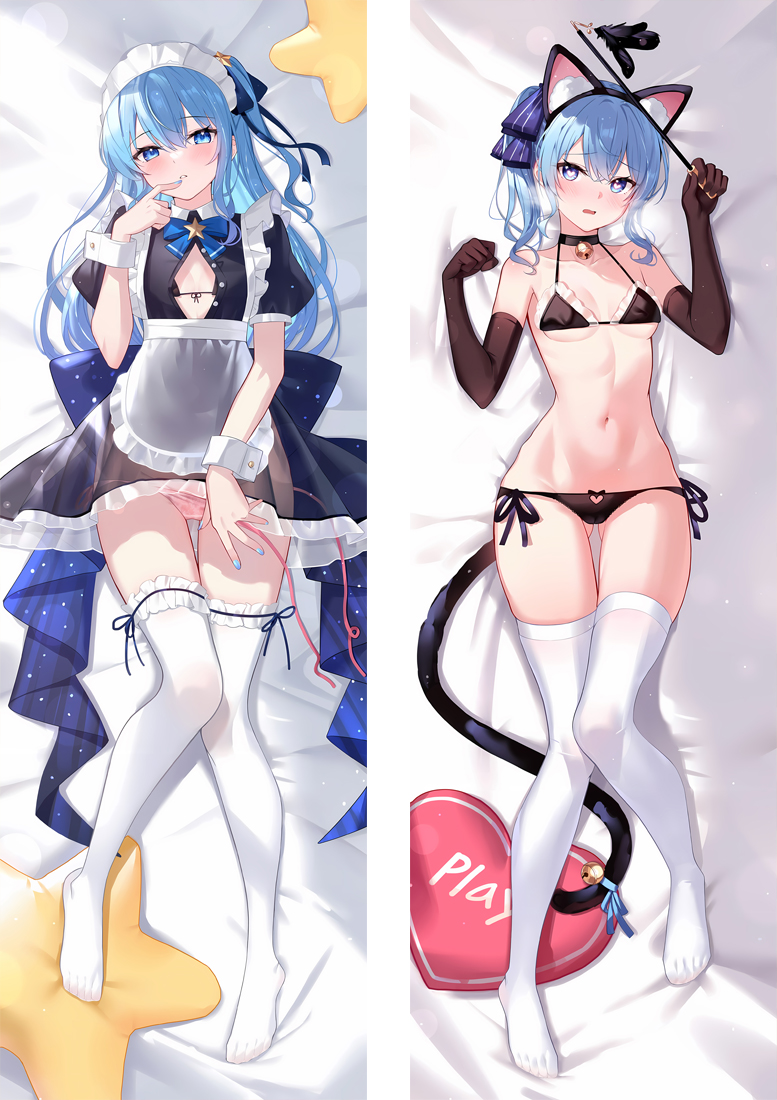 Virtual Youtuber Hoshimachi Suisei Anime Dakimakura Body Pillow Cover