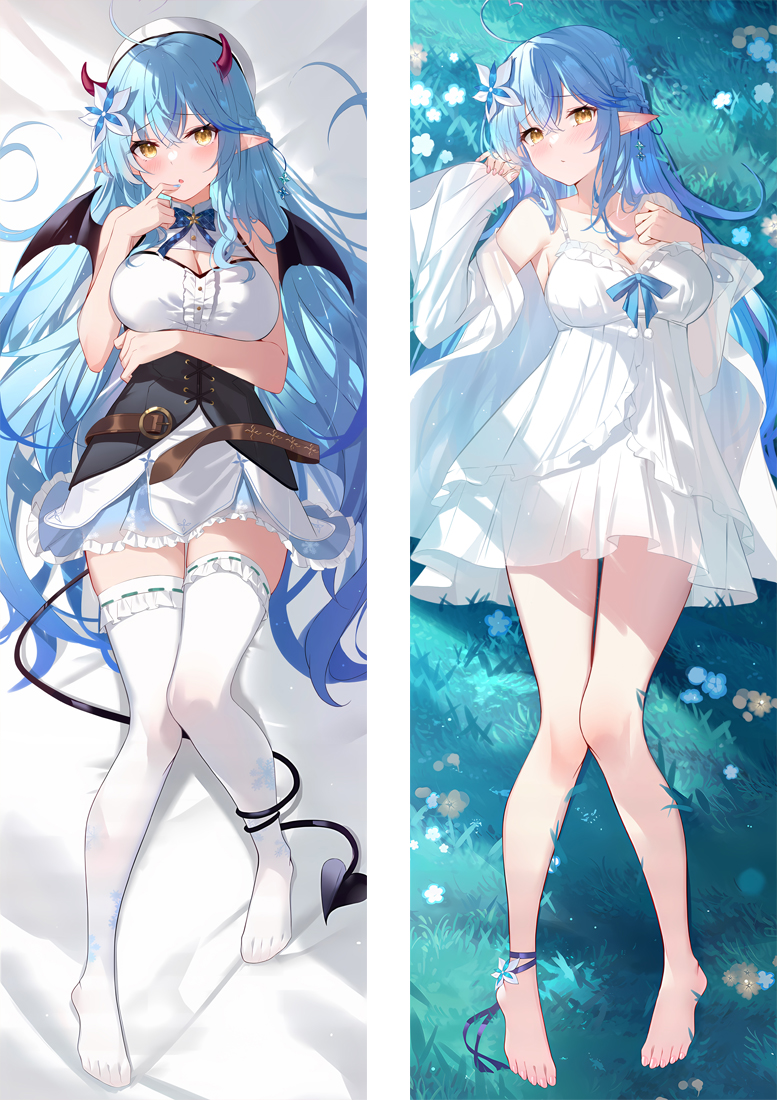 Virtual Youtuber Yukihana Lamy Anime Dakimakura Body Pillow Cover