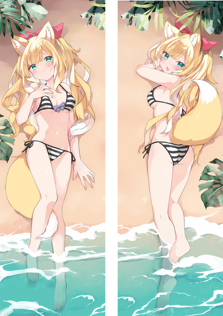 Virtual Youtuber Fuwafuwa-chan Anime Dakimakura Body Pillow Cover