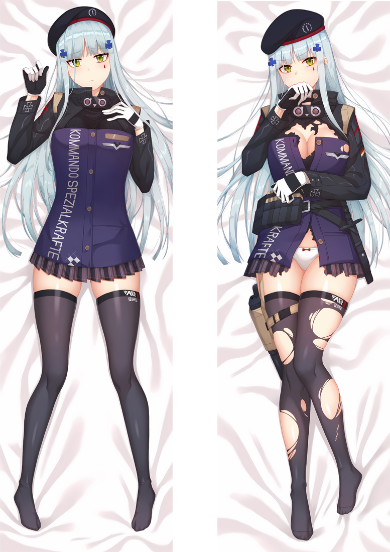Girls' Frontline HK416 Anime Dakimakura Body Pillow Cover