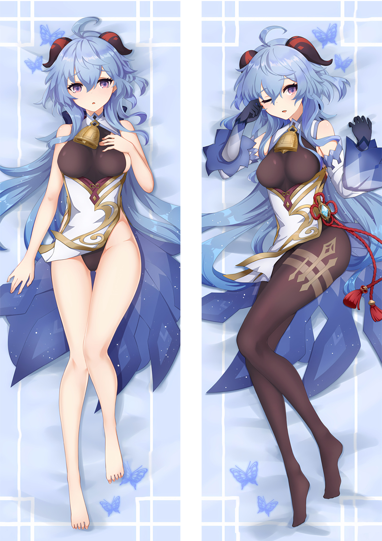 Genshin Impact Ganyu Anime Dakimakura Body Pillow Cover