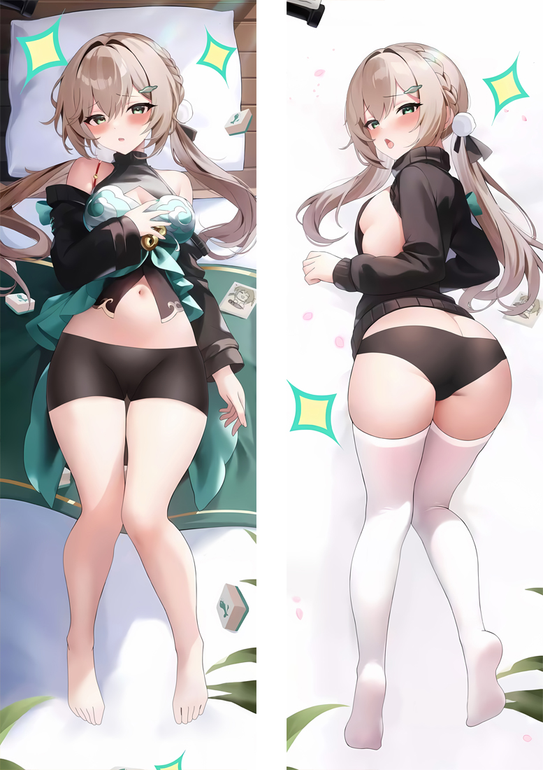 Honkai: Star Rail Qingque Anime Dakimakura Body Pillow Cover