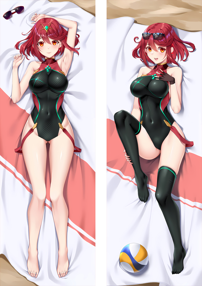 Xenoblade Chronicles Pyra Anime Dakimakura Body Pillow Cover