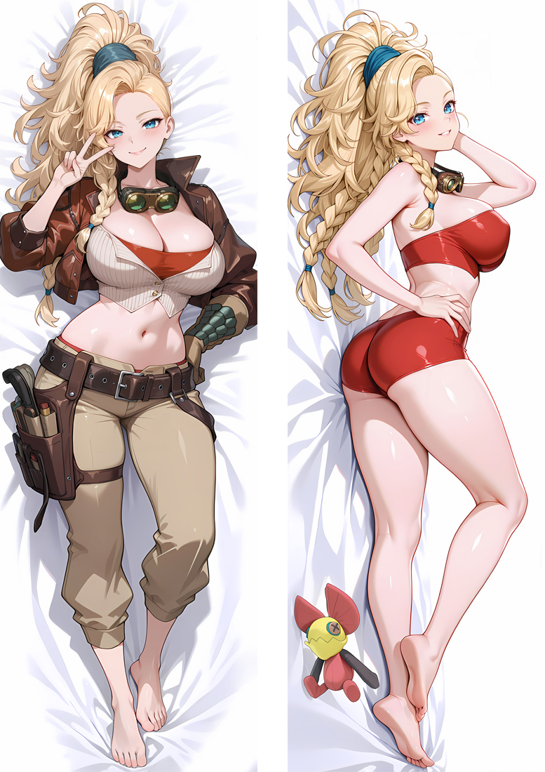 Monster Hunter Wilds Alma Anime Dakimakura Body Pillow Cover