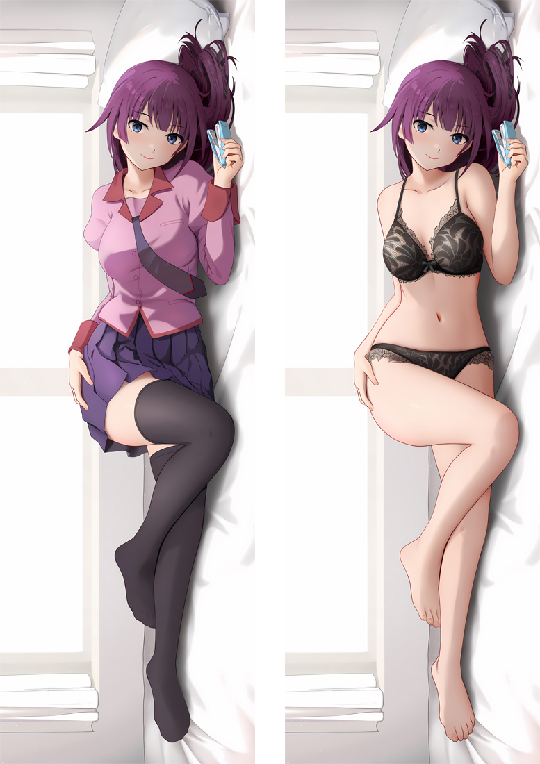 Monogatari Series Senjougahara Hitagi Anime Dakimakura Body Pillow Cover