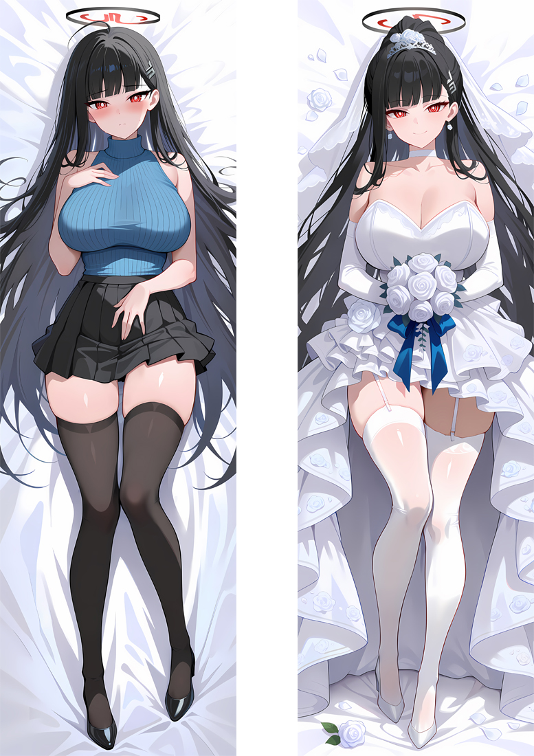 Blue Archive Tsukatsuki Rio Anime Dakimakura Body Pillow Cover