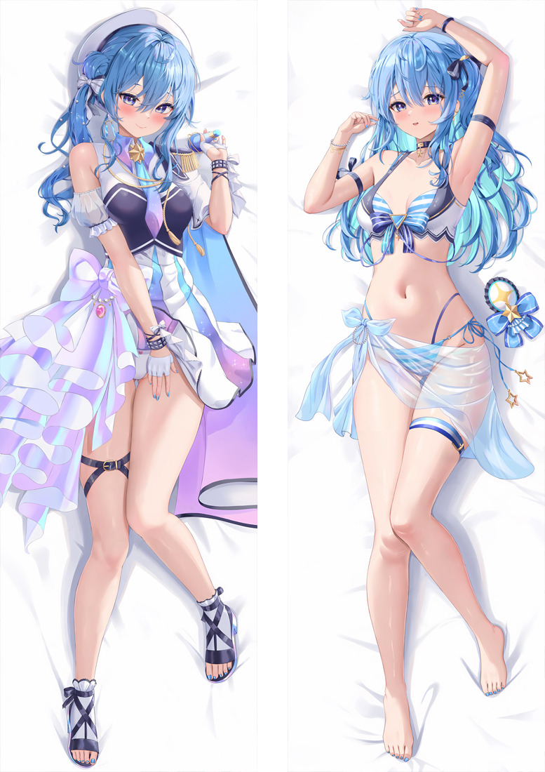Virtual Youtuber Hoshimachi Suisei Anime Dakimakura Body Pillow Cover