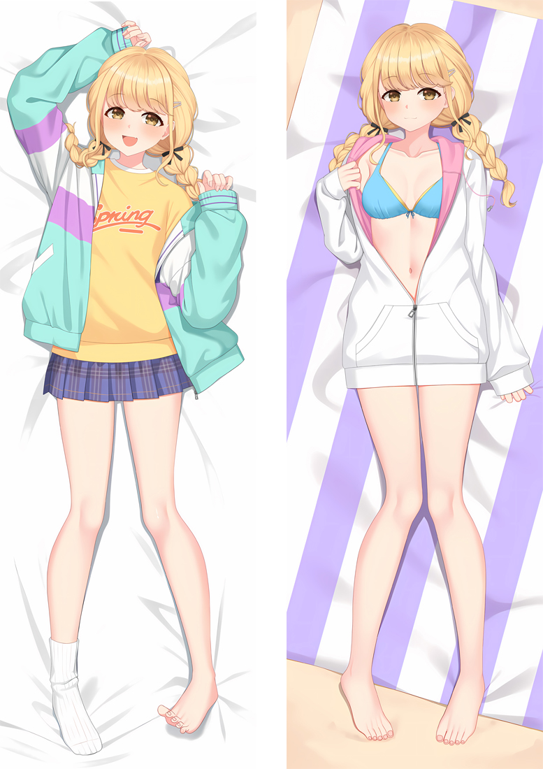 Gakuen Idolmaster Fujita Kotone Anime Dakimakura Body Pillow Cover
