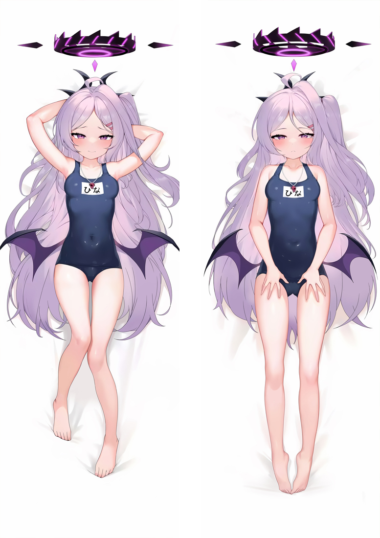 Blue Archive Sorasaki Hina Anime Dakimakura Body Pillow Cover