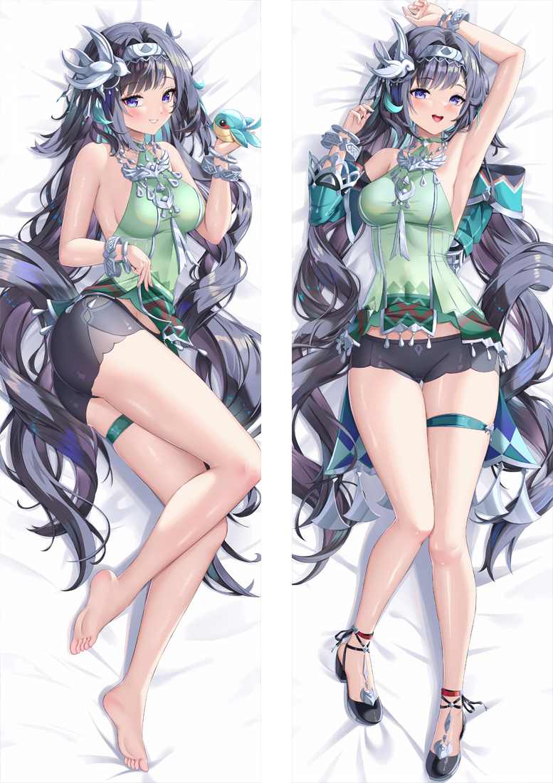 Genshin Impact Lan Yan Anime Dakimakura Body Pillow Cover