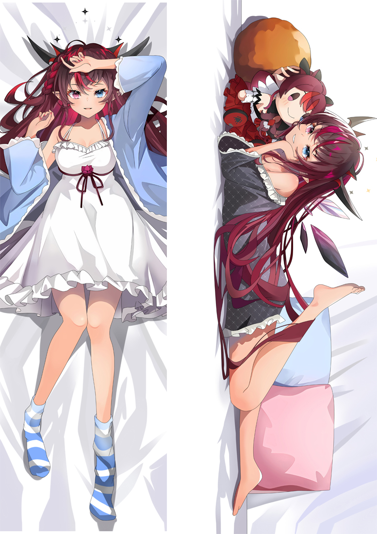 Virtual Youtuber IryS Anime Dakimakura Body Pillow Cover