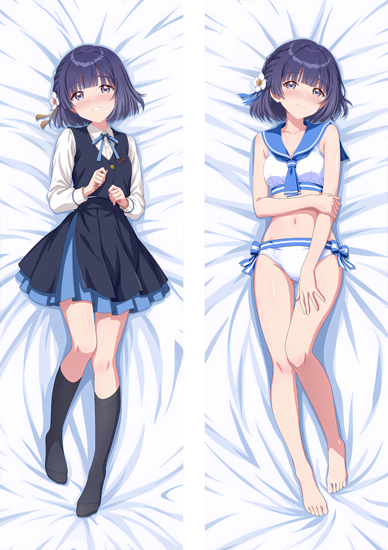 Gakuen Idolmaster Hataya Misuzu Anime Dakimakura Body Pillow Cover