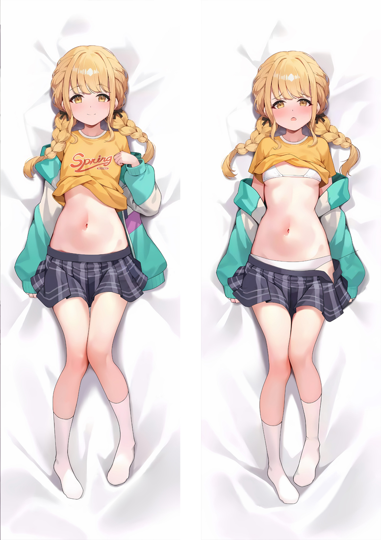 Gakuen Idolmaster  Fujita Kotone Anime Dakimakura Body Pillow Cover