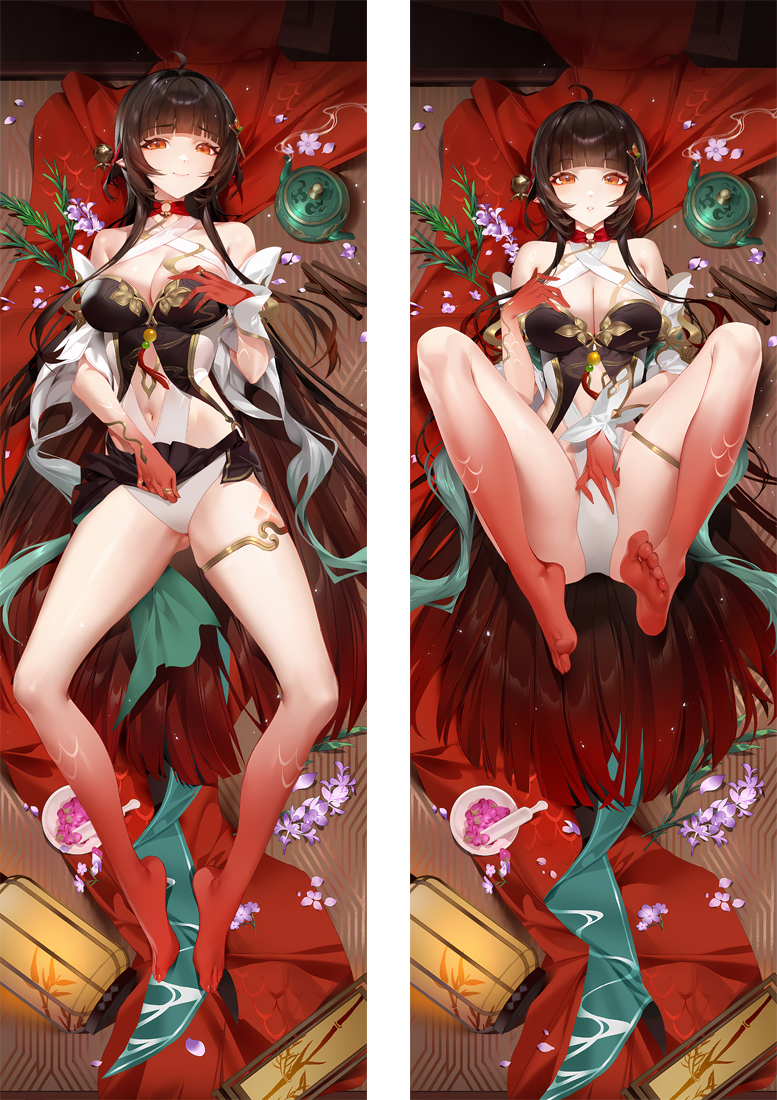 Honkai：Star Rail Lingsha Anime Dakimakura Body Pillow Cover