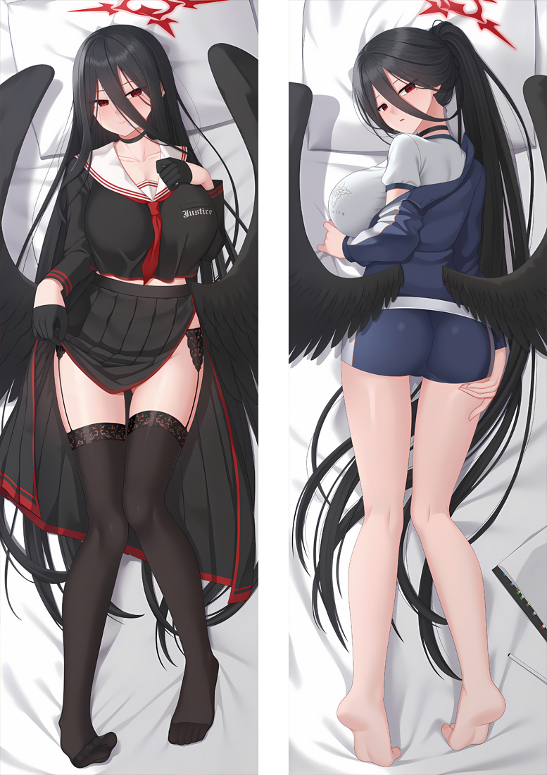 Blue Archive Hanekawa Hasumi Anime Dakimakura Body Pillow Cover