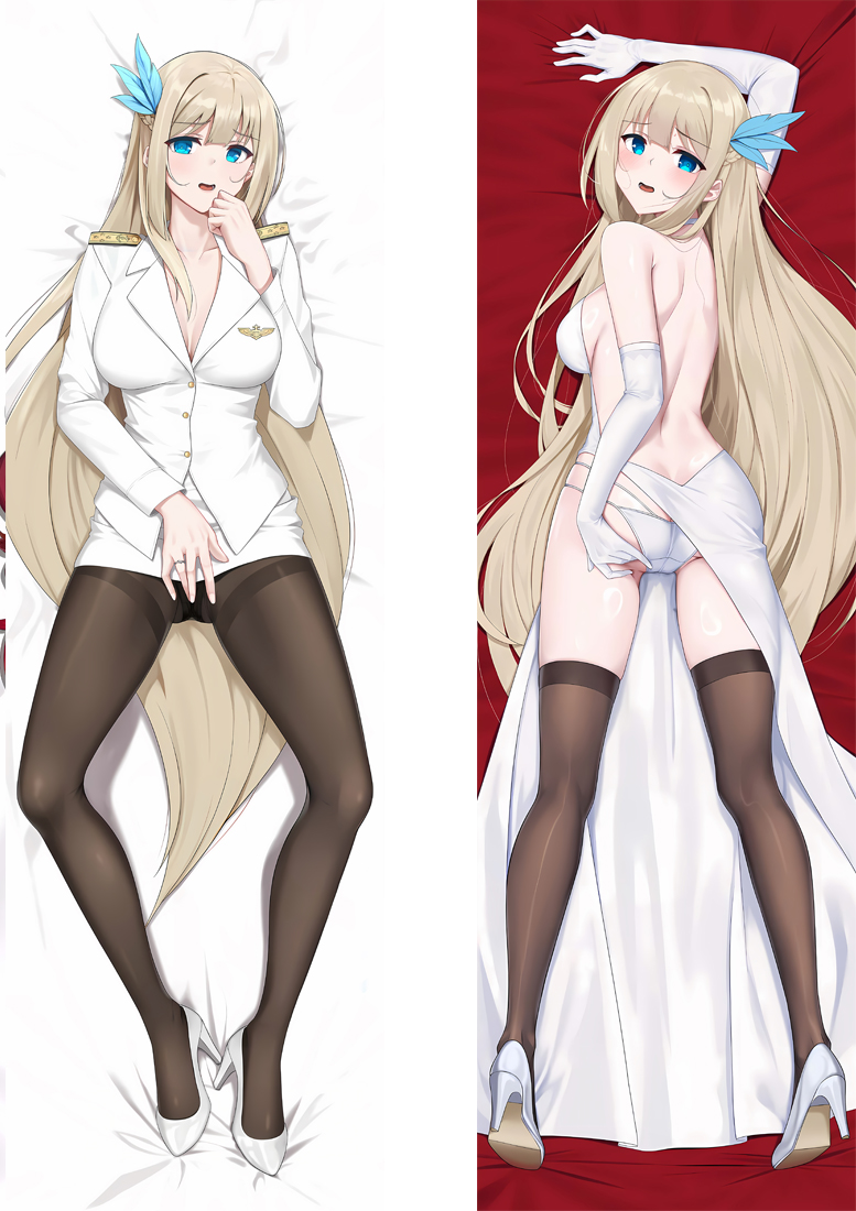 Warship Girls R USS Lexington Anime Dakimakura Body Pillow Cover