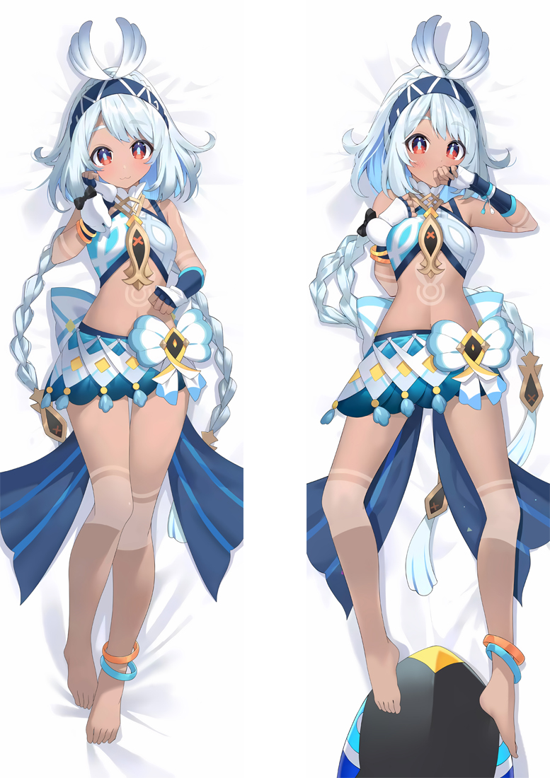 Genshin Impact Mualani Anime Dakimakura Body Pillow Cover