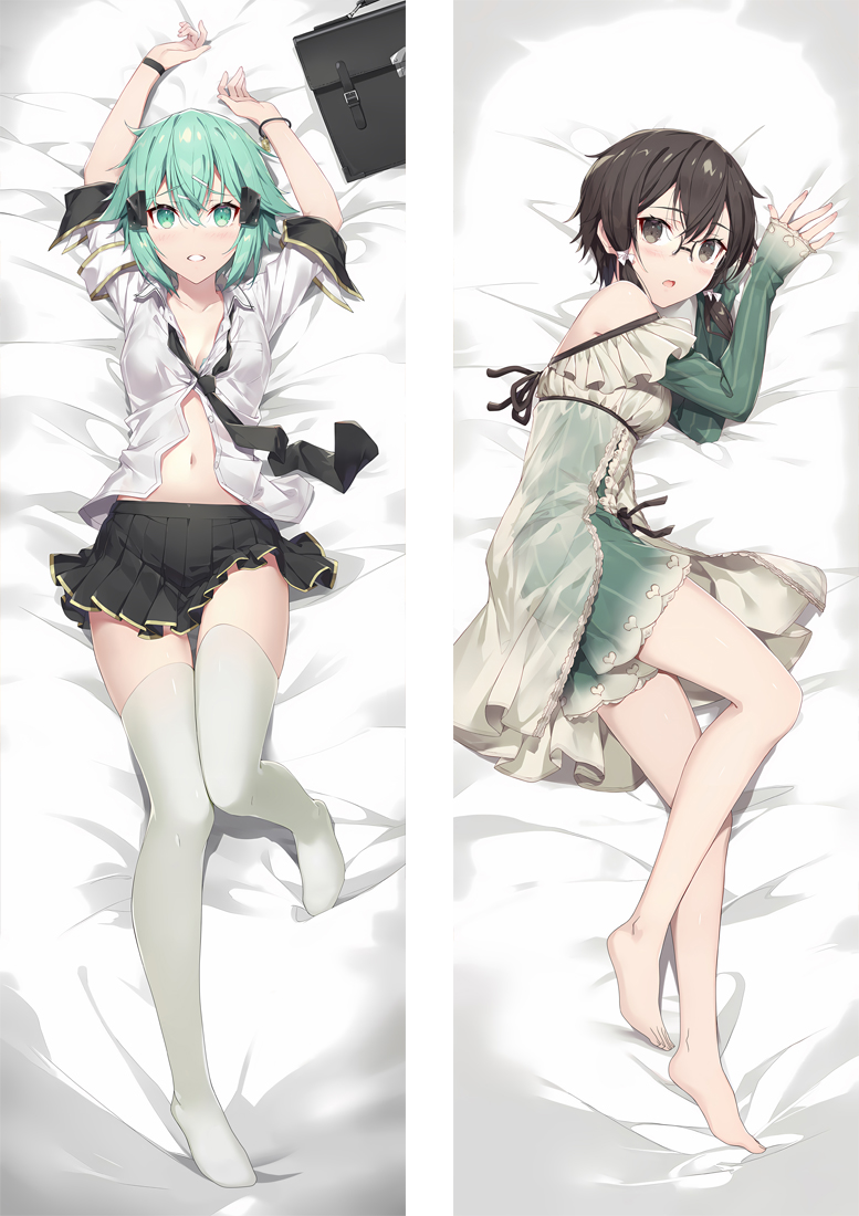 Sword Art Online Sinon Anime Dakimakura Pillow Cover