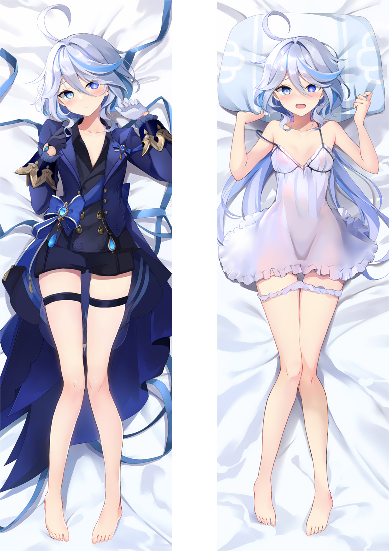 Genshin Impact Furina Anime Dakimakura Pillow Cover