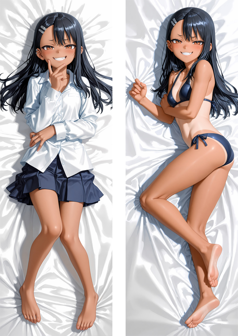 Don't Toy With Me, Miss Nagatoro Hayase Nagatoro Anime Dakimakura Body Pillow Cover
