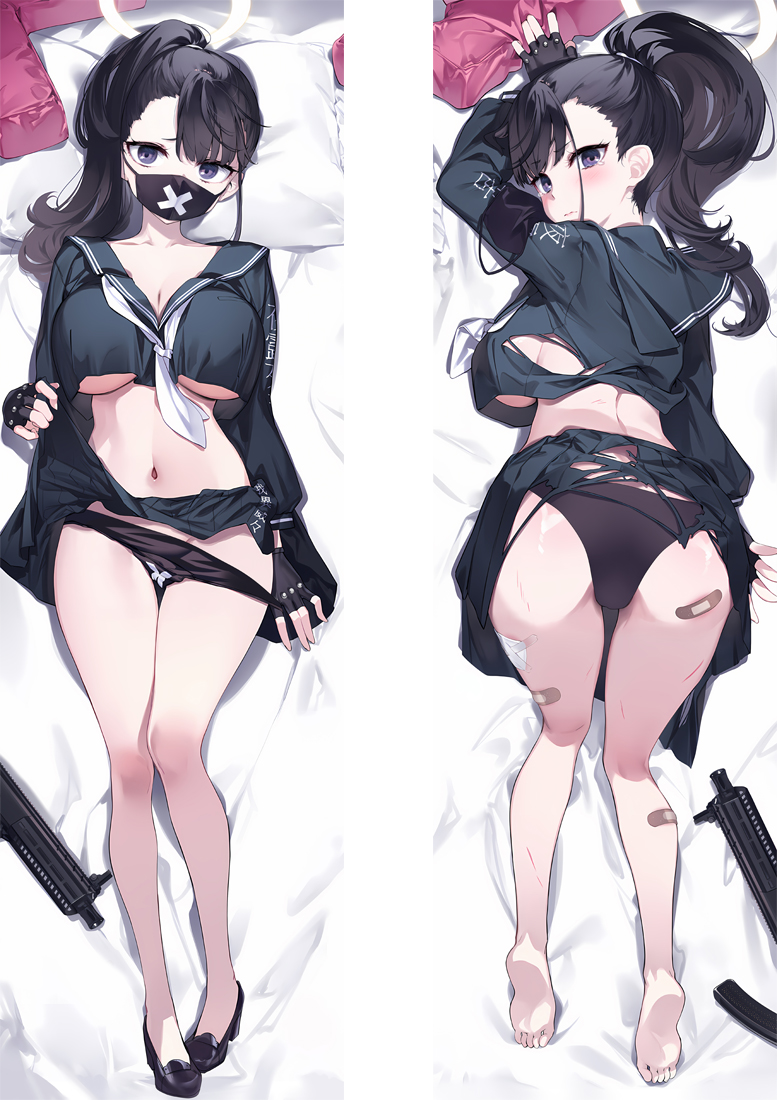 Blue Archive SMG Delinquent Girl Anime Dakimakura Body Pillow Cover