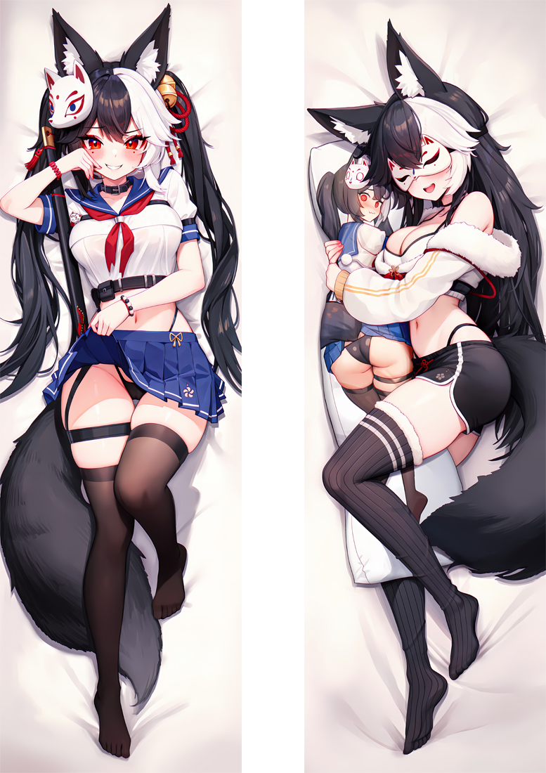 Virtual Youtuber Gammainkk Anime Dakimakura Pillow Cover