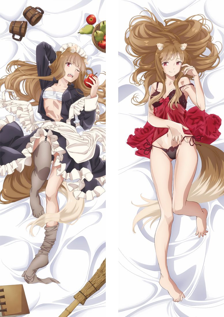 Spice And Wolf Holo Anime Dakimakura Body Pillow Cover