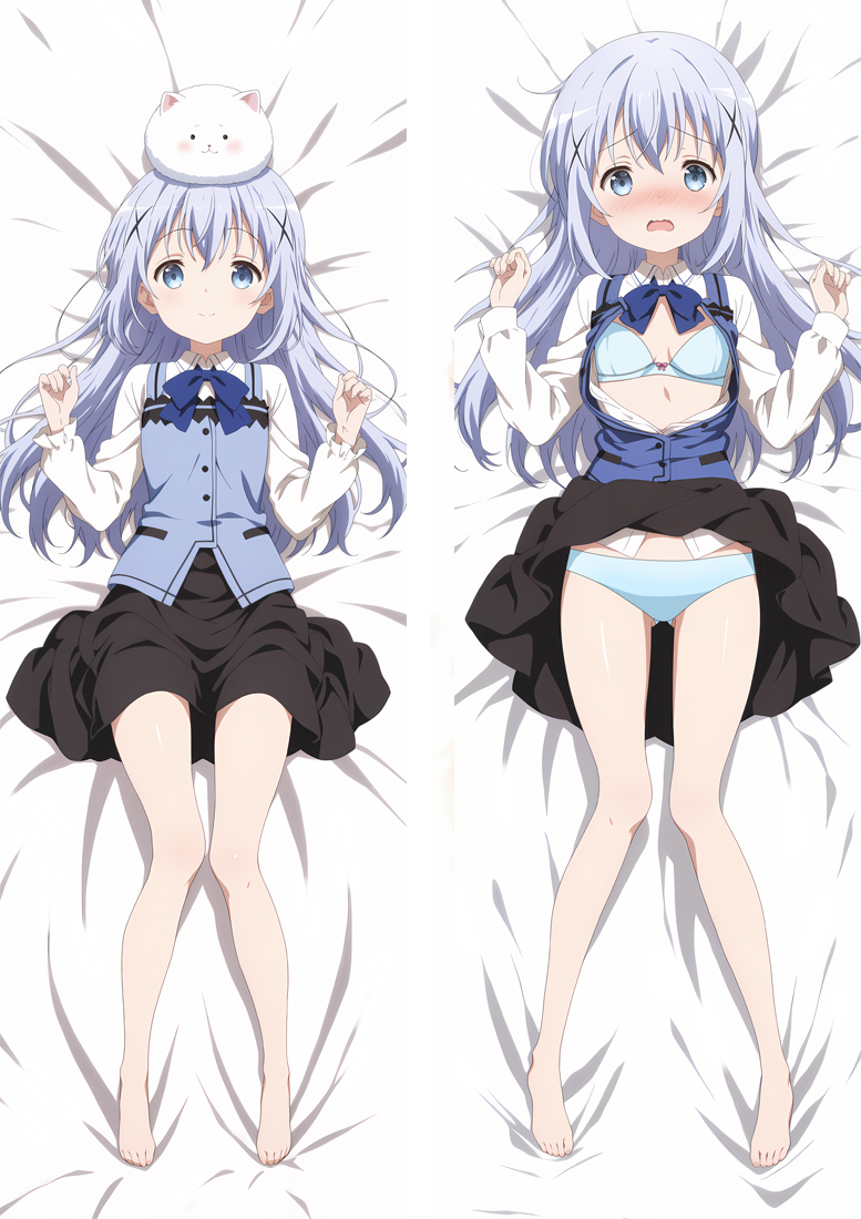 Is the Order a Rabbit? Chino Kafu Anime Dakimakura Body Pillow Cover