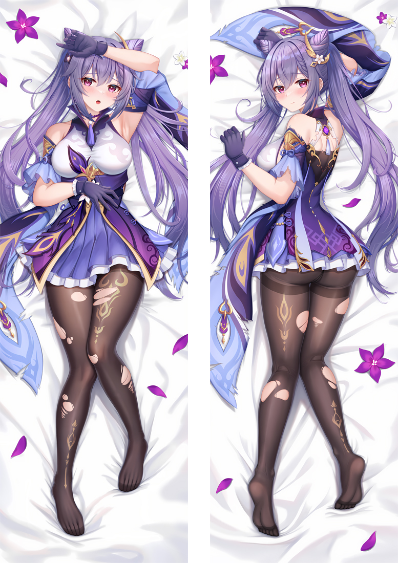 Genshin Impact Keqing Anime Dakimakura Body Pillow Cover