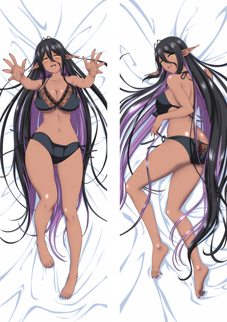 Yandere Dark Elf: She Chased Me All the Way From Another World! Mariabell Crois Anime Dakimakura Body Pillow Cover
