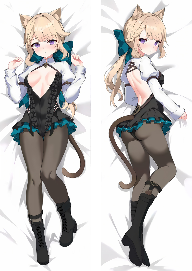 Genshin Impact Lynette Anime Dakimakura Body Pillow Cover
