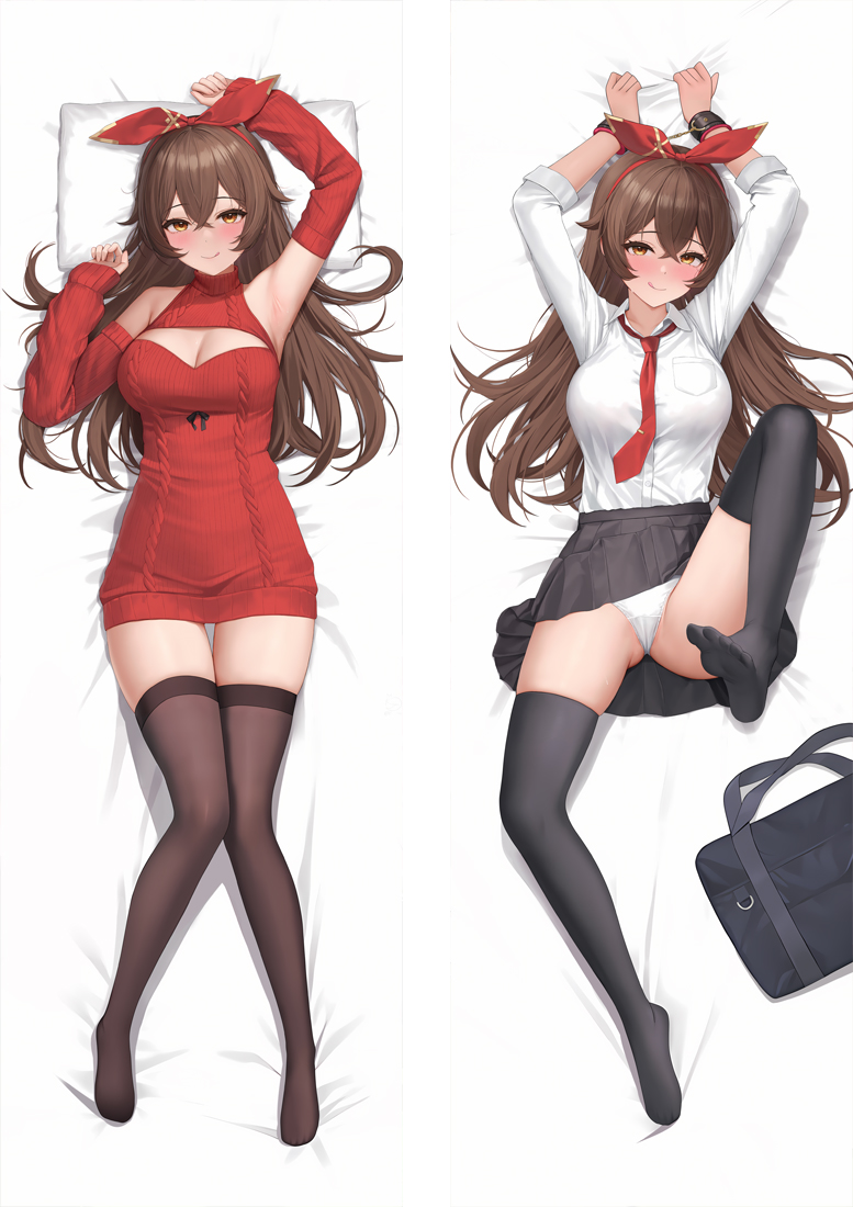 Genshin Impact Amber Anime Dakimakura Body Pillow Cover
