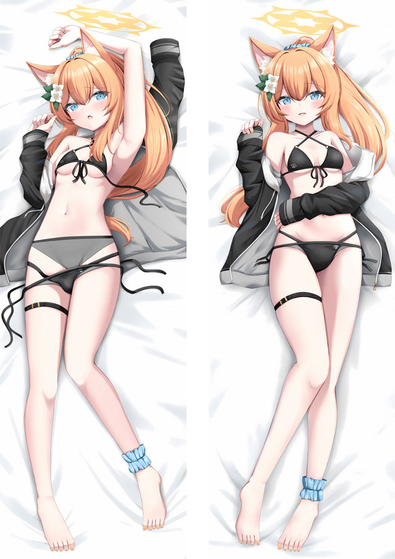 Blue Archive Iochi Mari Anime Dakimakura Body Pillow Cover